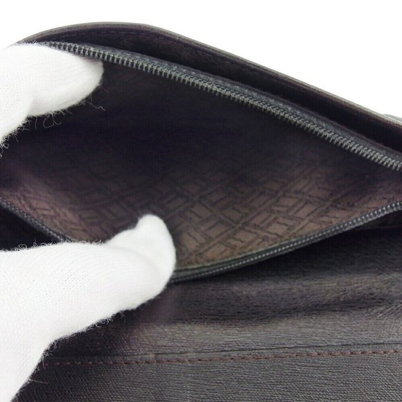 DUNHILL Long Wallet Side Car Leather Authentic - Picture 3 of 11